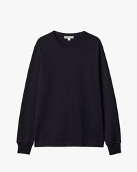 Merz b. Schwanen Originals 2M15LS Classic Fit L/S Sturdy Jersey Tee - Deep Black