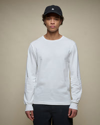 Merz b. Schwanen Originals 2M15LS Classic Fit L/S Sturdy Jersey Tee - White