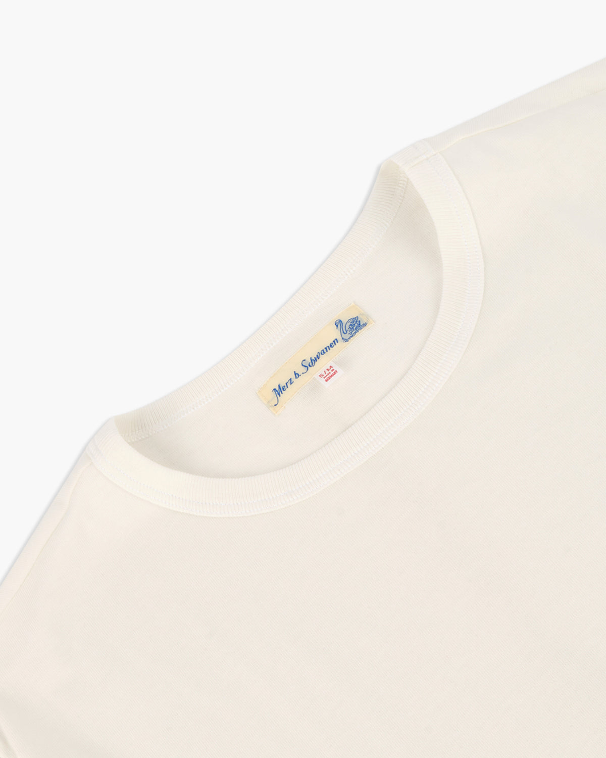 Merz b. Schwanen Good Originals 2M15P 6.8oz Classic Fit Sturdy Jersey Pocket Tee - White | Merz b. Schwanen T Shirts | JEANSTORE