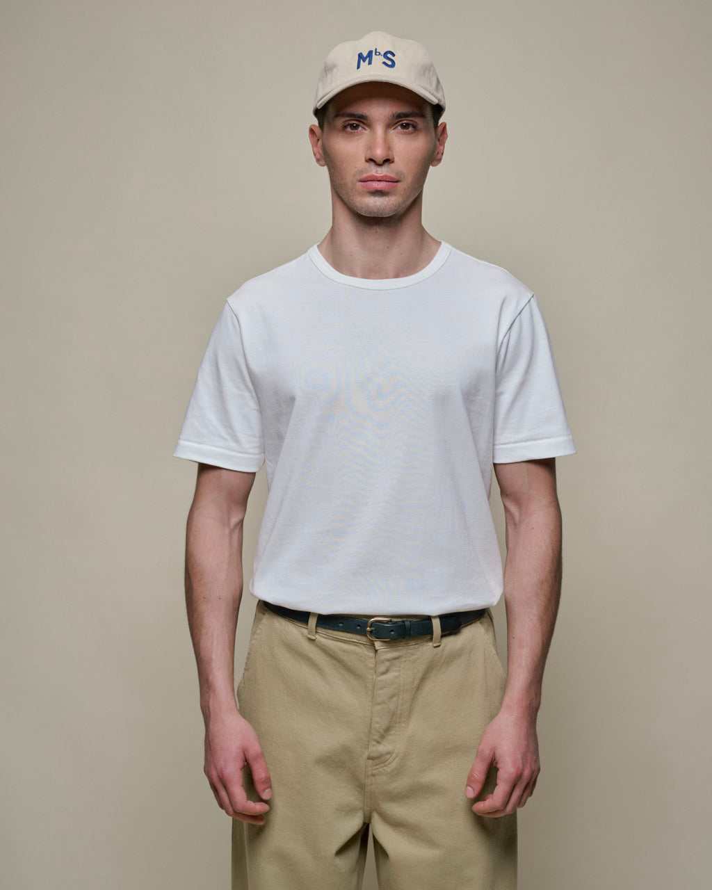 Merz b. Schwanen 2M15 6.8oz Classic Fit Sturdy Jersey Tee - White | Merz b. Schwanen T Shirts | JEANSTORE