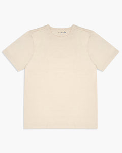 Merz b. Schwanen Good Originals 2S14 10.7oz Relaxed Fit Loopwheeled Heavy Tee - Nature