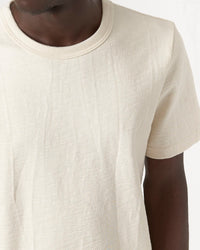 Merz b. Schwanen 2S14 10.7oz Relaxed Fit Loopwheeled Heavy Tee - Nature | Merz b. Schwanen T Shirts | JEANSTORE