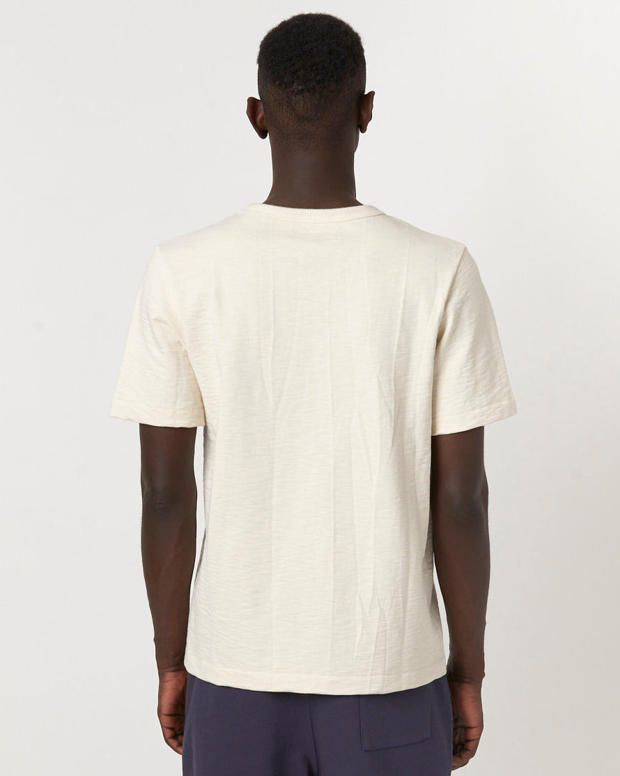 Merz b. Schwanen 2S14 10.7oz Relaxed Fit Loopwheeled Heavy Tee - Nature | Merz b. Schwanen T Shirts | JEANSTORE