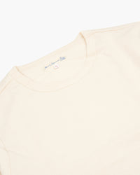 Merz b. Schwanen 2S18 10.7oz Loopwheeled Heavyweight L/S Tee - Nature | Merz b. Schwanen T Shirts | JEANSTORE