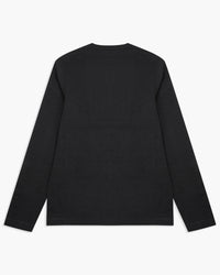 Merz b. Schwanen Good Originals 2S18 10.7oz Loopwheeled Heavyweight L/S Tee - Charcoal | Merz b. Schwanen T Shirts | JEANSTORE