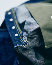 Samurai Jeans S2000HXII Samurai Cotton GL3 Model '44 Style Wide Straight 15.8oz Selvedge Jeans - Onewash