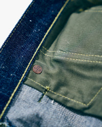 Samurai Jeans S2000HXII Samurai Cotton GL3 Model '44 Style Wide Straight 15.8oz Selvedge Jeans - Onewash