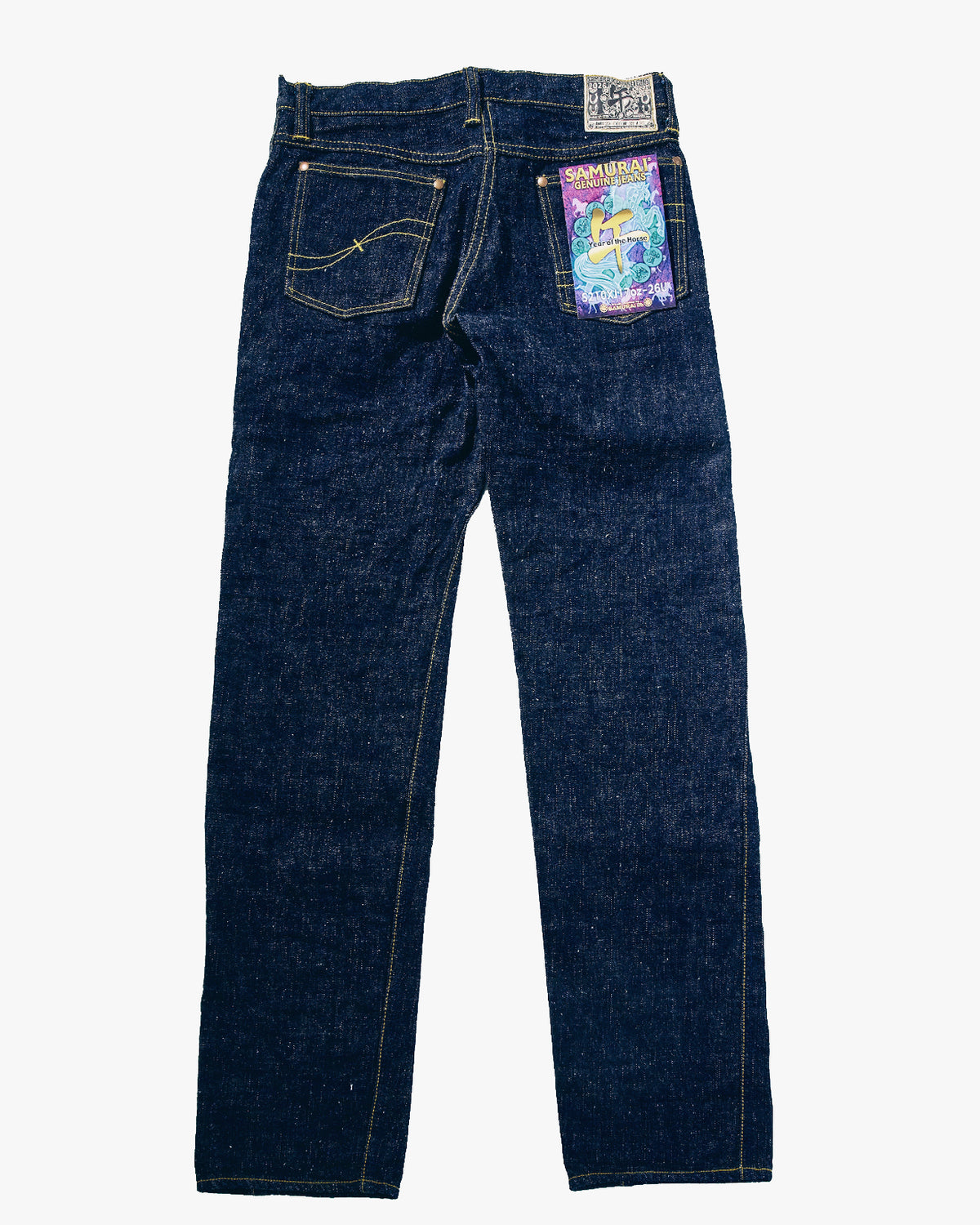 Samurai Jeans S210XJ17oz-26U Straight Fit 17oz Selvedge Jeans - Year Of The Horse / Onewash