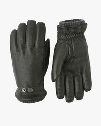 Hestra Utsjö Elk Leather Gloves - Dark Forest | Hestra Gloves | JEANSTORE