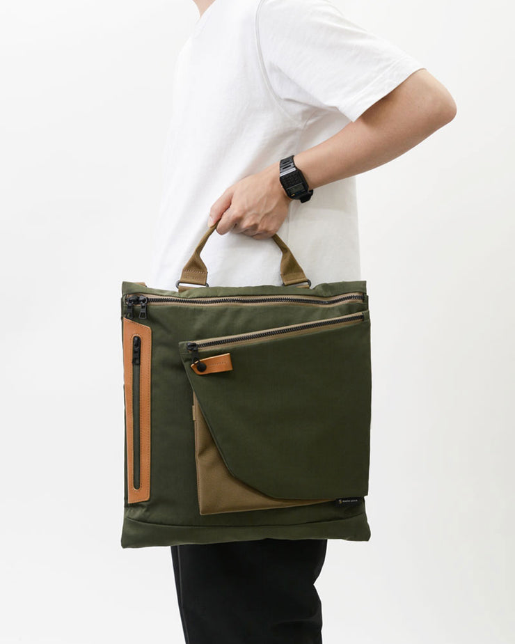 Master-Piece Circus Tote Bag - Khaki