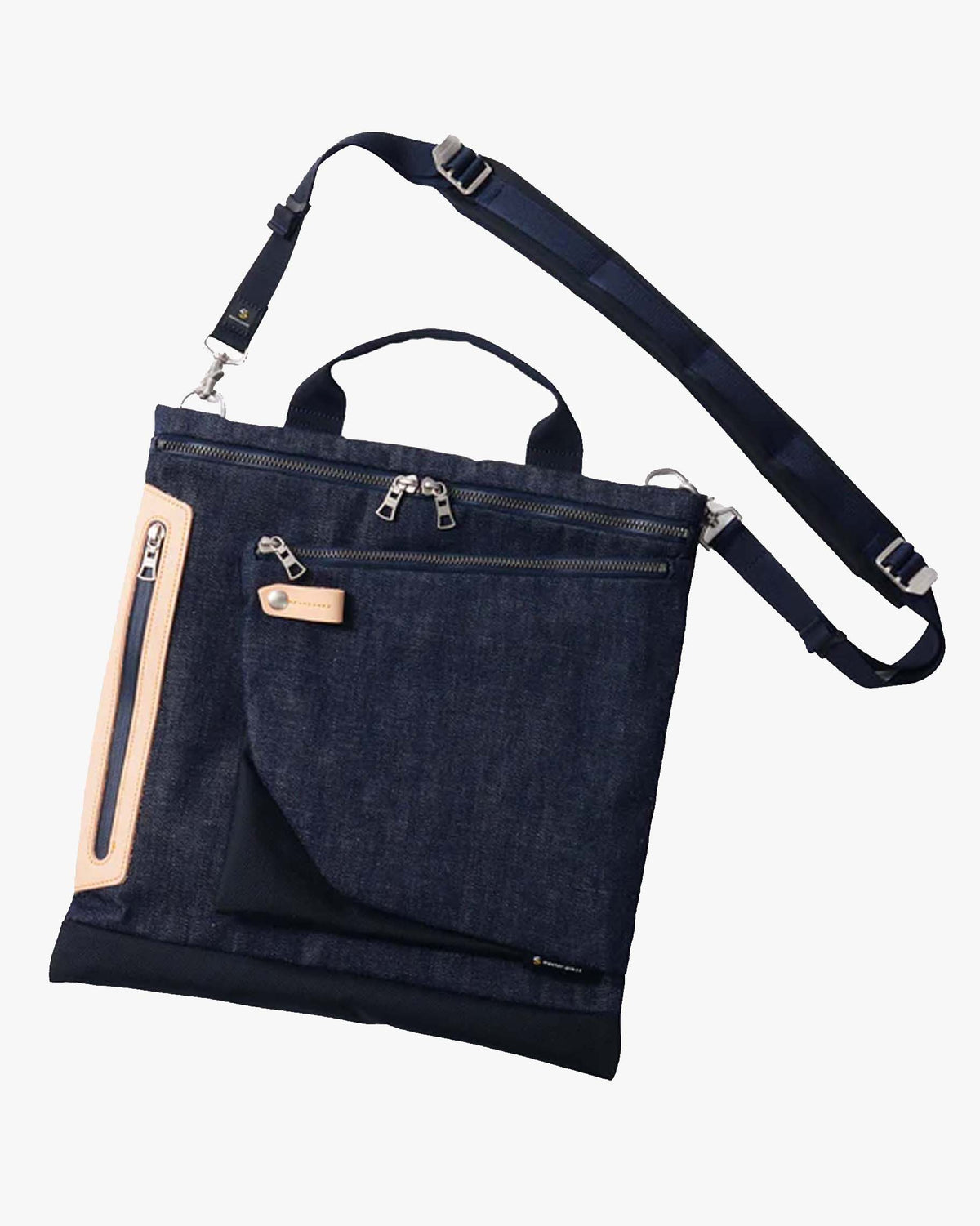 Master Piece x FULLCOUNT 2-Way Shoulder Bag - Indigo
