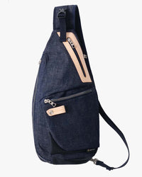 Master Piece x FULLCOUNT Sling Bag - Indigo