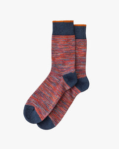 Nudie Jeans Rasmusson Multi Yarn Socks - Red