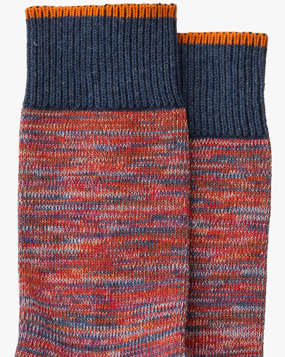 Nudie Jeans Rasmusson Multi Yarn Socks - Red | Nudie Jeans Socks | JEANSTORE