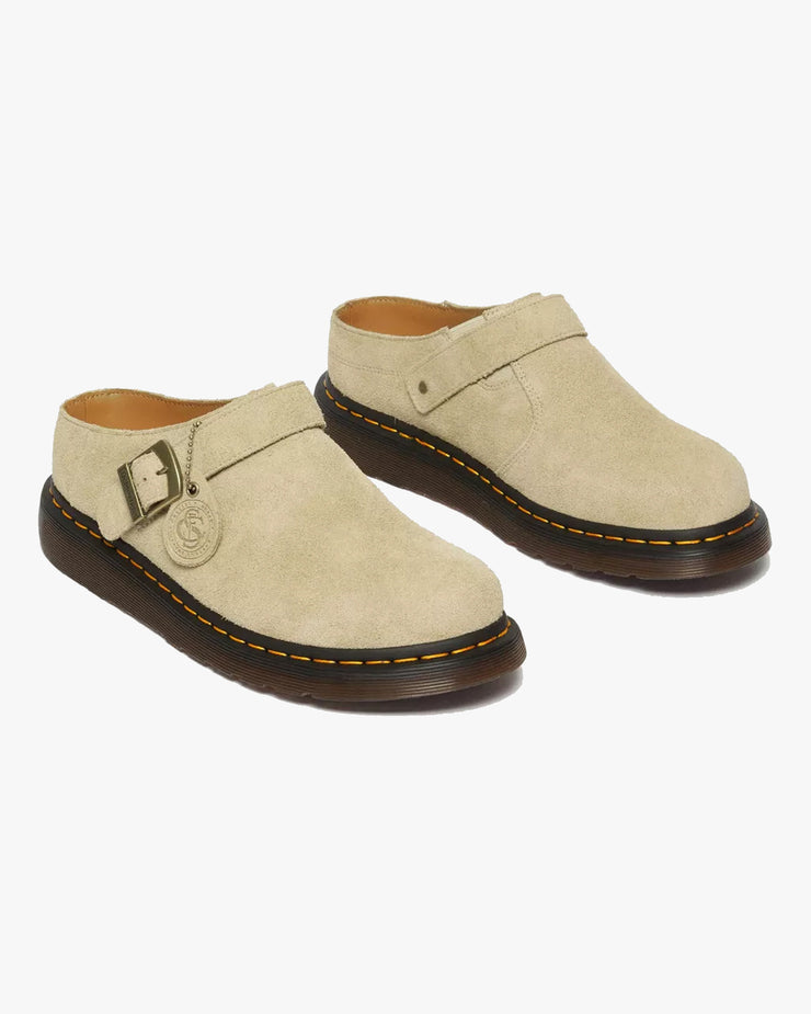 Dr Martens Archive Isham Desert Oasis Suede Mules - Parchment Beige