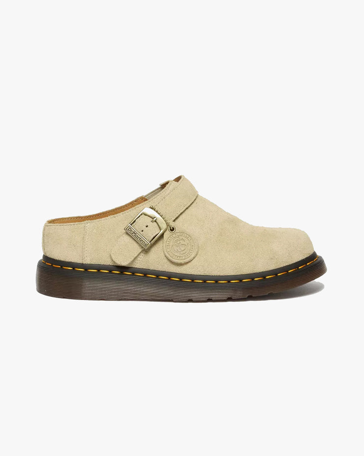 Dr Martens Archive Isham Desert Oasis Suede Mules - Parchment Beige