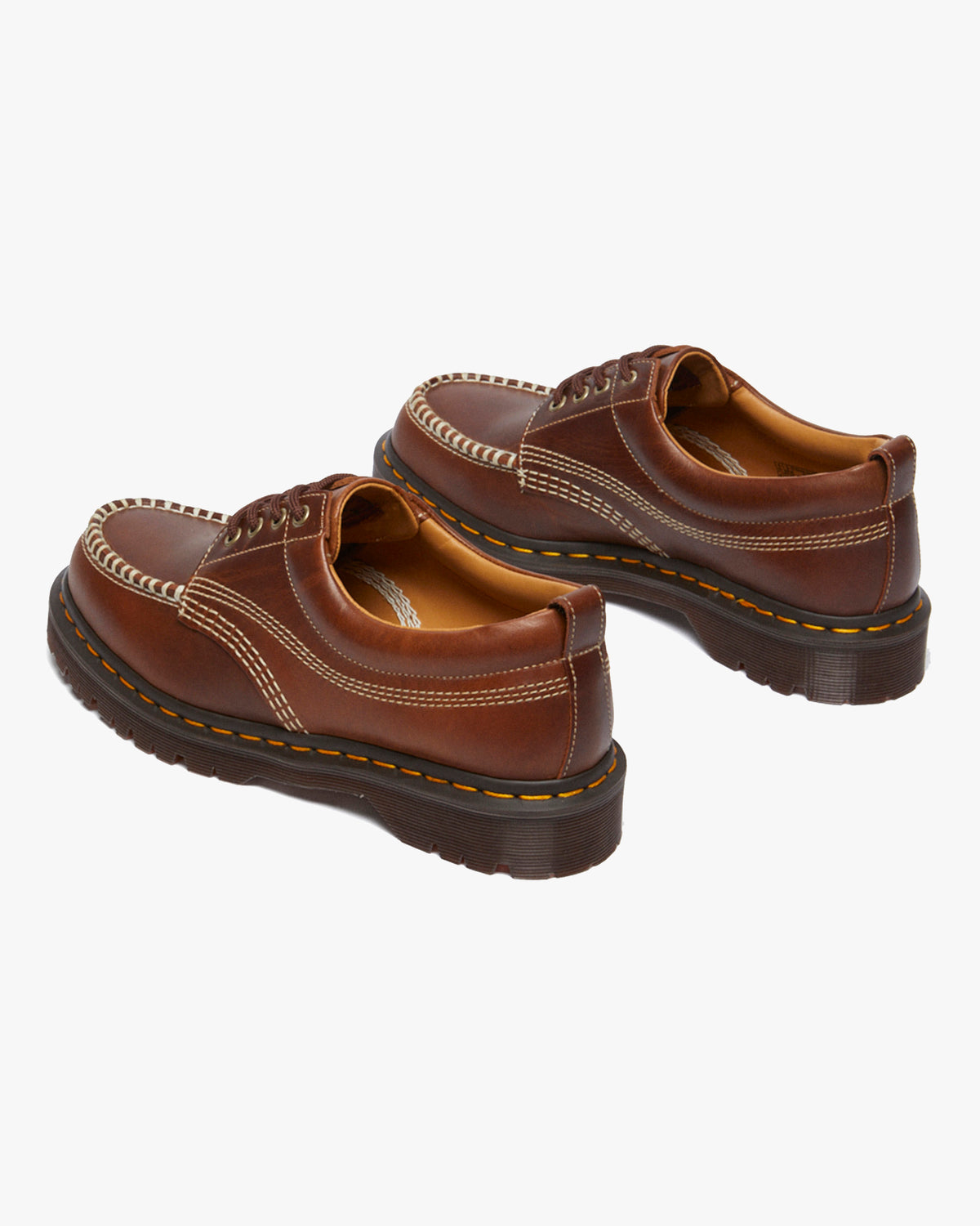 Dr Martens Archive Lowell 4-Eye Moc Toe Shoe - Butterscotch Orleans | Dr Martens Shoes | JEANSTORE