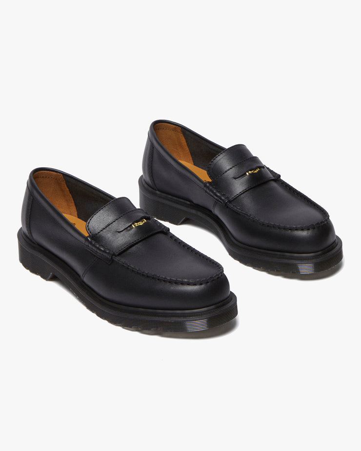 Dr Martens Made In England Penton Loafers Black Classic Calf