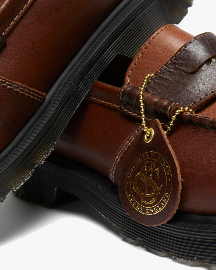 Dr martens aquaglide cognac best sale