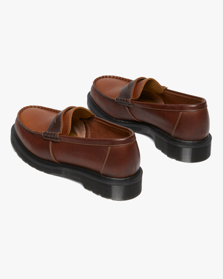 Dr Martens Made In England Penton Loafers - Polo Brown / Amber Classic Calf