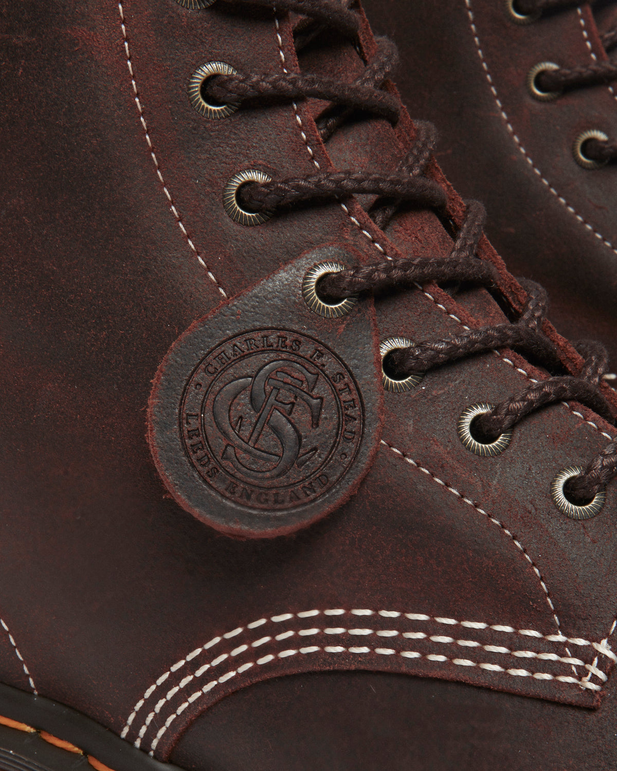 Dr Martens Made In England 1460 Pascal Boots - Rustic Brown Wax Commander | Dr Martens Boots | JEANSTORE