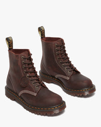 Dr Martens Made In England 1460 Pascal Boots - Rustic Brown Wax Commander | Dr Martens Boots | JEANSTORE