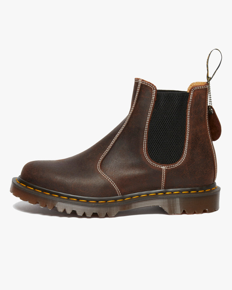 Dr Martens Made In England 2976 Chelsea Boots - Rustic Brown Wax Commander | Dr Martens Boots | JEANSTORE