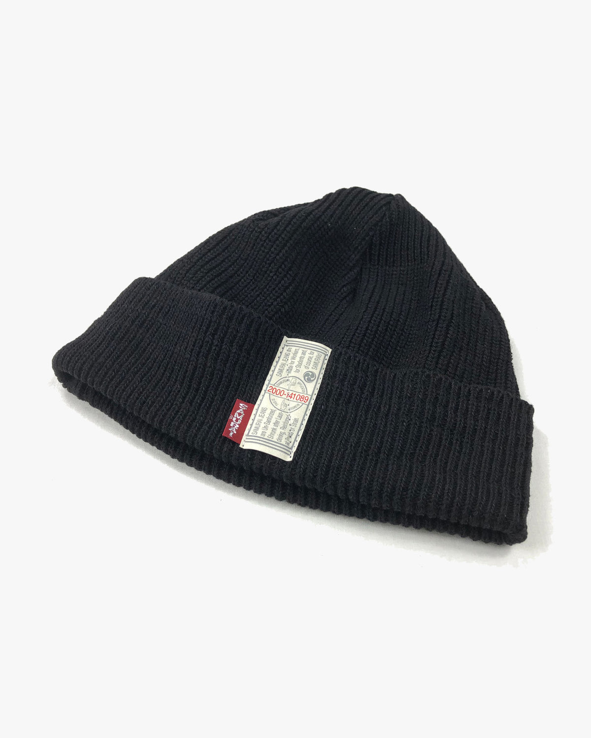Samurai Jeans SJ501NC Knit Watch Cap - Black | Samurai Jeans Hats | Jeanstore