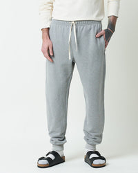 Merz b. Schwanen 359 Loopwheeled Sweat Pants - Grey Melange