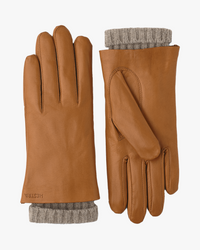 Hestra Womens Megan Wool Lined Hairsheep Leather Gloves - Cork