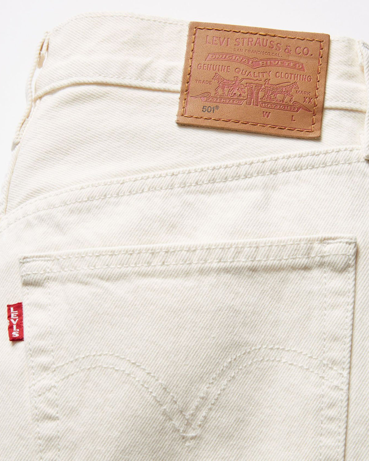Levi's® Womens 501 Crop Jeans - Ecru Booper No Damage | Levi's® Jeans | JEANSTORE