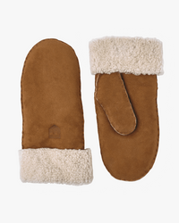 Hestra Womens Sheepskin Mitt Suede Mittens - Cork | Hestra Gloves | JEANSTORE