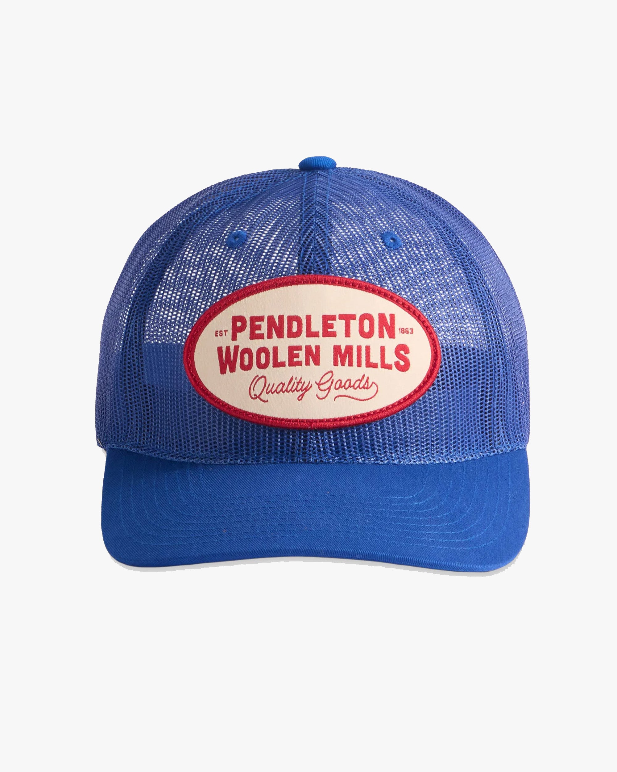 Pendleton Mesh Trucker Cap - Quality Goods Royal