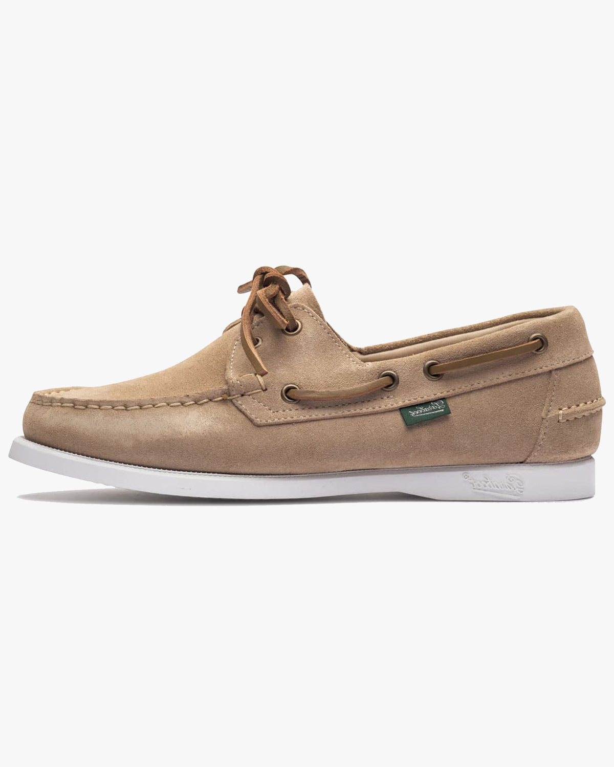 Paraboot Barth Shoe - Beige Velvet / Marine Blanc