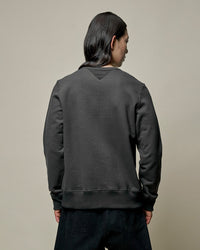 Merz b. Schwanen 3M46 10oz Vintage Loopback Fleece Sweatshirt - Charcoal | Merz b. Schwanen Sweaters & Knitwear | JEANSTORE