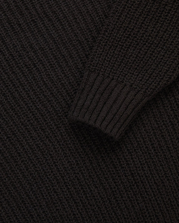 3sixteen Cotton Crewneck Sweater - Bark Boucle