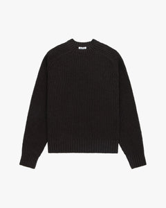 3sixteen Cotton Crewneck Sweater - Bark Boucle