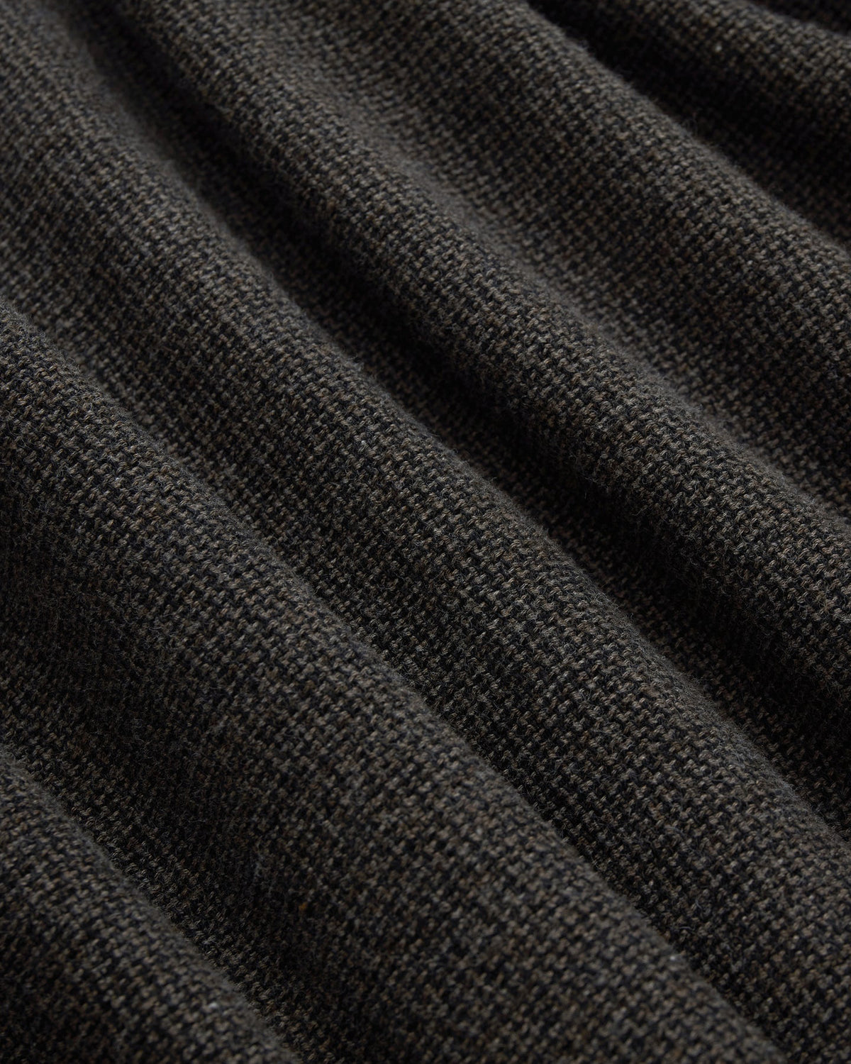 3sixteen Loop Collar Shirt - Chocolate Marled | 3sixteen Shirts | JEANSTORE