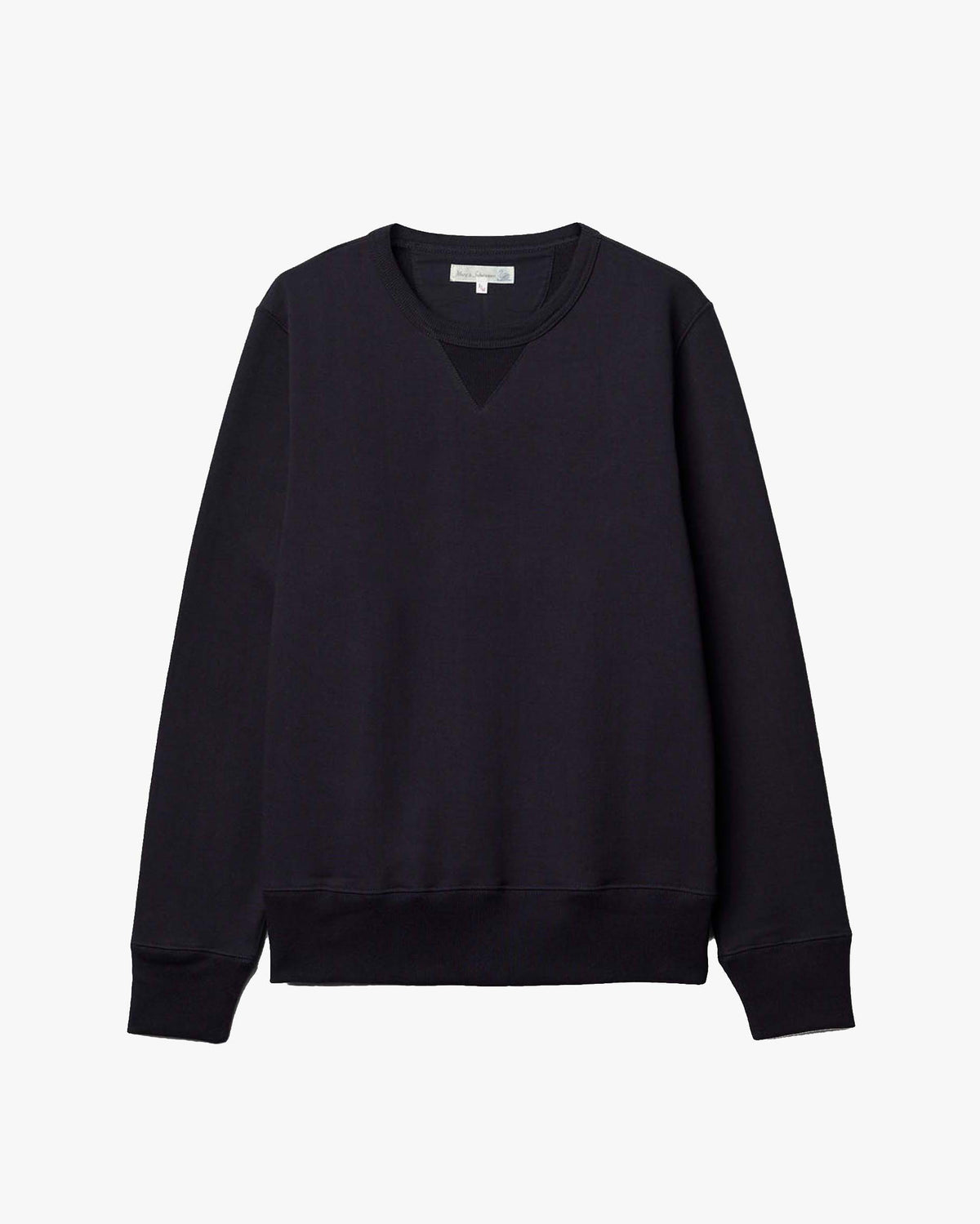 Merz b. Schwanen 3S48 14.8oz Classic Fit Heavyweight Sweatshirt - Dark Navy
