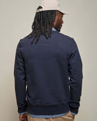 Merz b. Schwanen 3S48 14.8oz Classic Fit Heavyweight Sweatshirt - Dark Navy