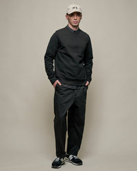 Merz b. Schwanen Originals 3S48 Classic Fit Heavyweight Sweatshirt - Deep Black