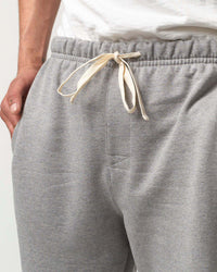 Merz b. Schwanen 3S50 14.8oz Classic Fit Heavyweight Sweatpants - Grey Melange