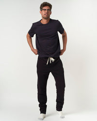 Merz b. Schwanen Originals 3S50 Classic Fit Heavyweight Sweatpants - Deep Black