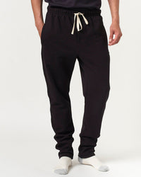 Merz b. Schwanen Originals 3S50 Classic Fit Heavyweight Sweatpants - Deep Black