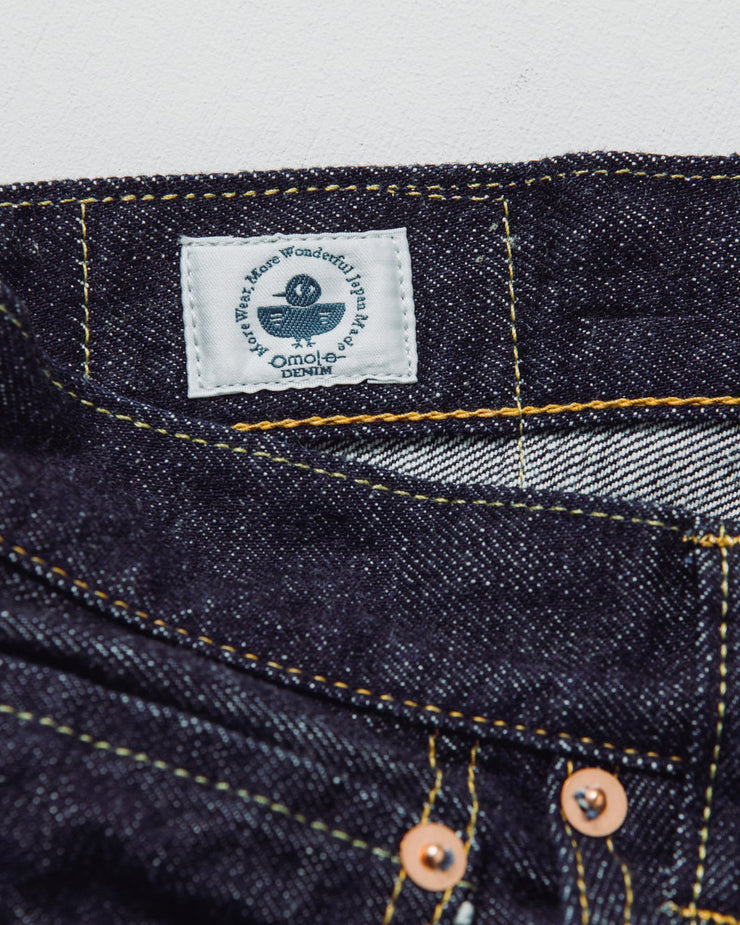 Omoto Denim 0615 Relaxed Tapered 13.5oz Selvedge Jeans - Onewash