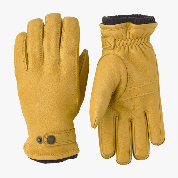 Hestra Utsjö Elk Leather Gloves - Natural Yellow | Hestra Gloves | JEANSTORE
