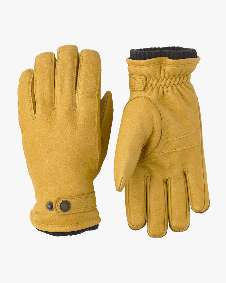 Hestra Utsjö Elk Leather Gloves - Natural Yellow | Hestra Gloves | JEANSTORE