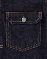 MOMOTARO JEANS #002 Standard 15.7oz Classic Denim Jacket - Indigo | MOMOTARO JEANS Jackets & Coats | Jeanstore