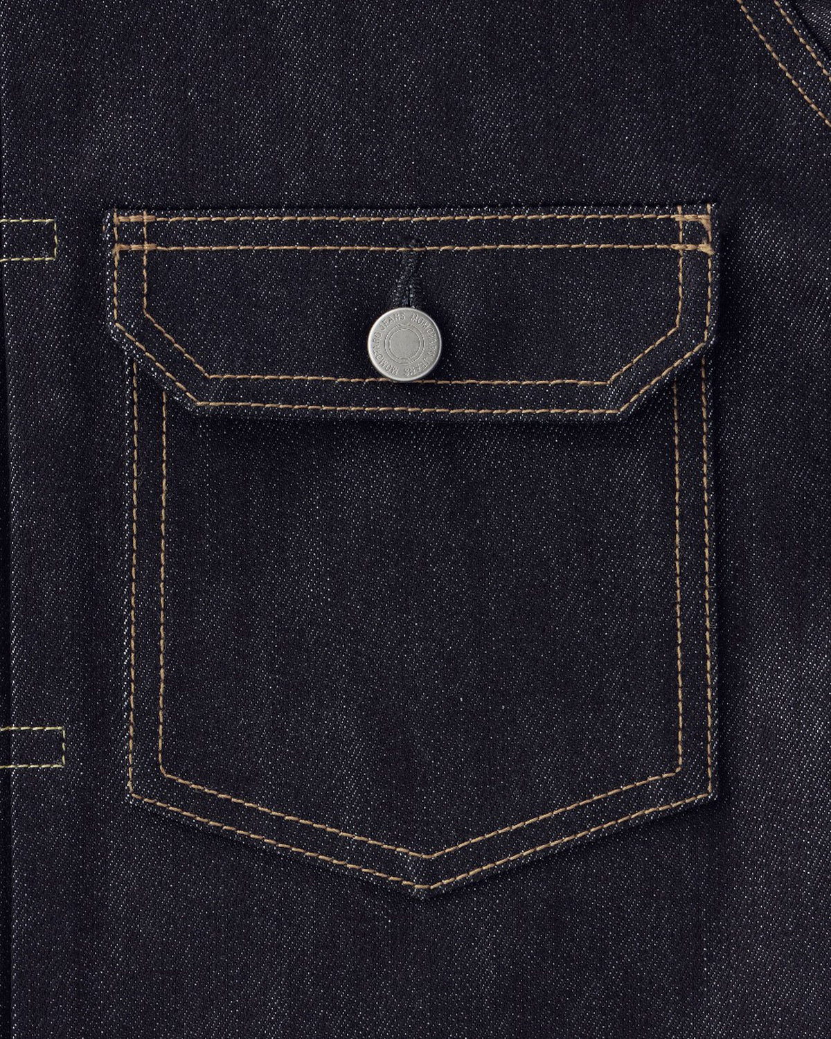 MOMOTARO JEANS MMGJ0202 #002 Cotton & Silk Selvedge Denim Jacket - Indigo
