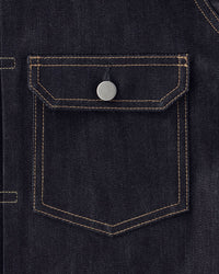MOMOTARO JEANS MMGJ0202 #002 Cotton & Silk Selvedge Denim Jacket - Indigo